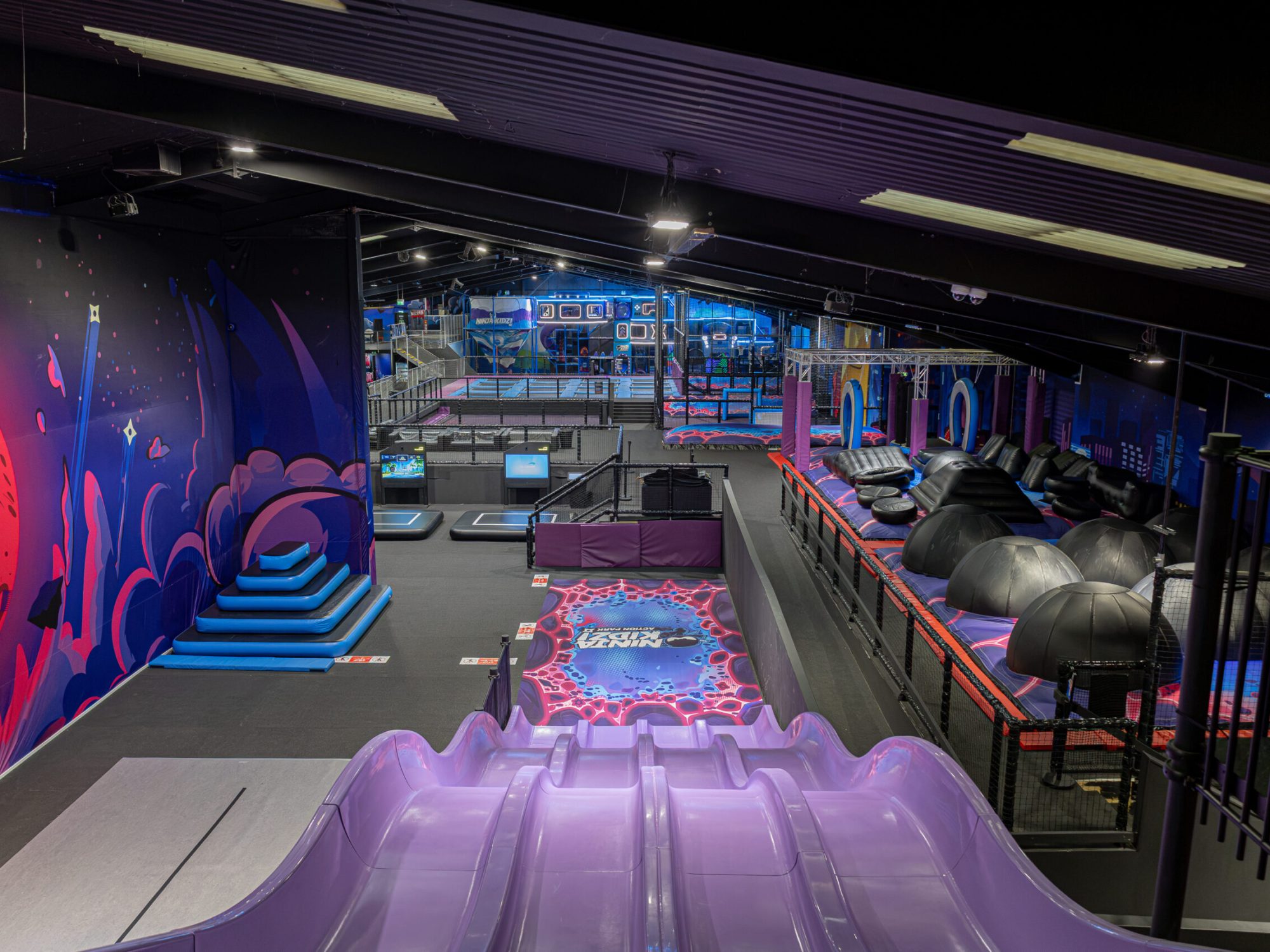 Ninja Kidz Action Park after commercial refurbishment